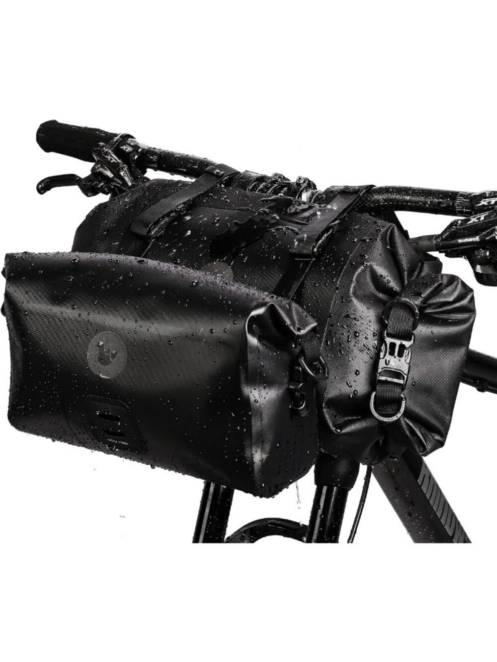 Waterproof Bike Handlebar Bag Set - Large Capacity Storage & Shoulder Bag